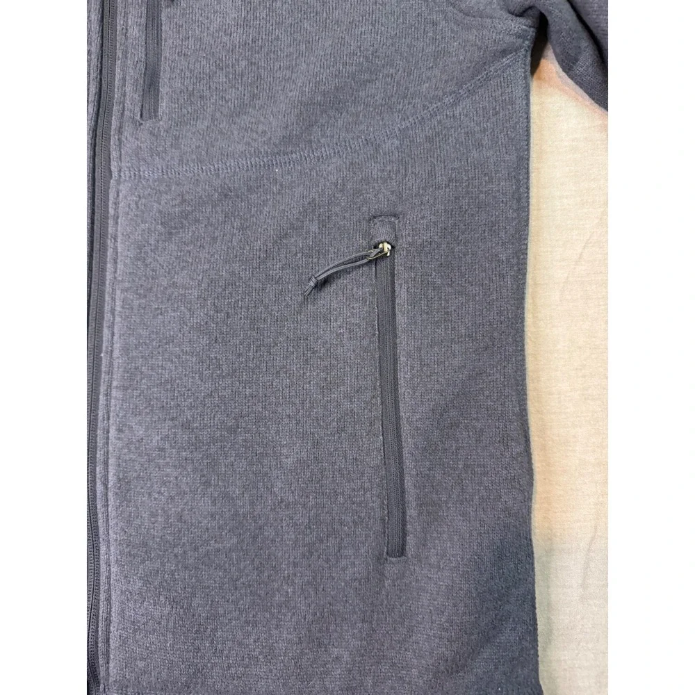 The North Face Sweater Fleece Jacket Mens Medium Gray Excellent NCAP Speedo